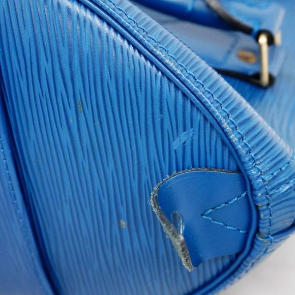 Louis Vuitton Epi Speedy 25 Handbag M43015 Toledo Blue for Women - Picture 7 of 16